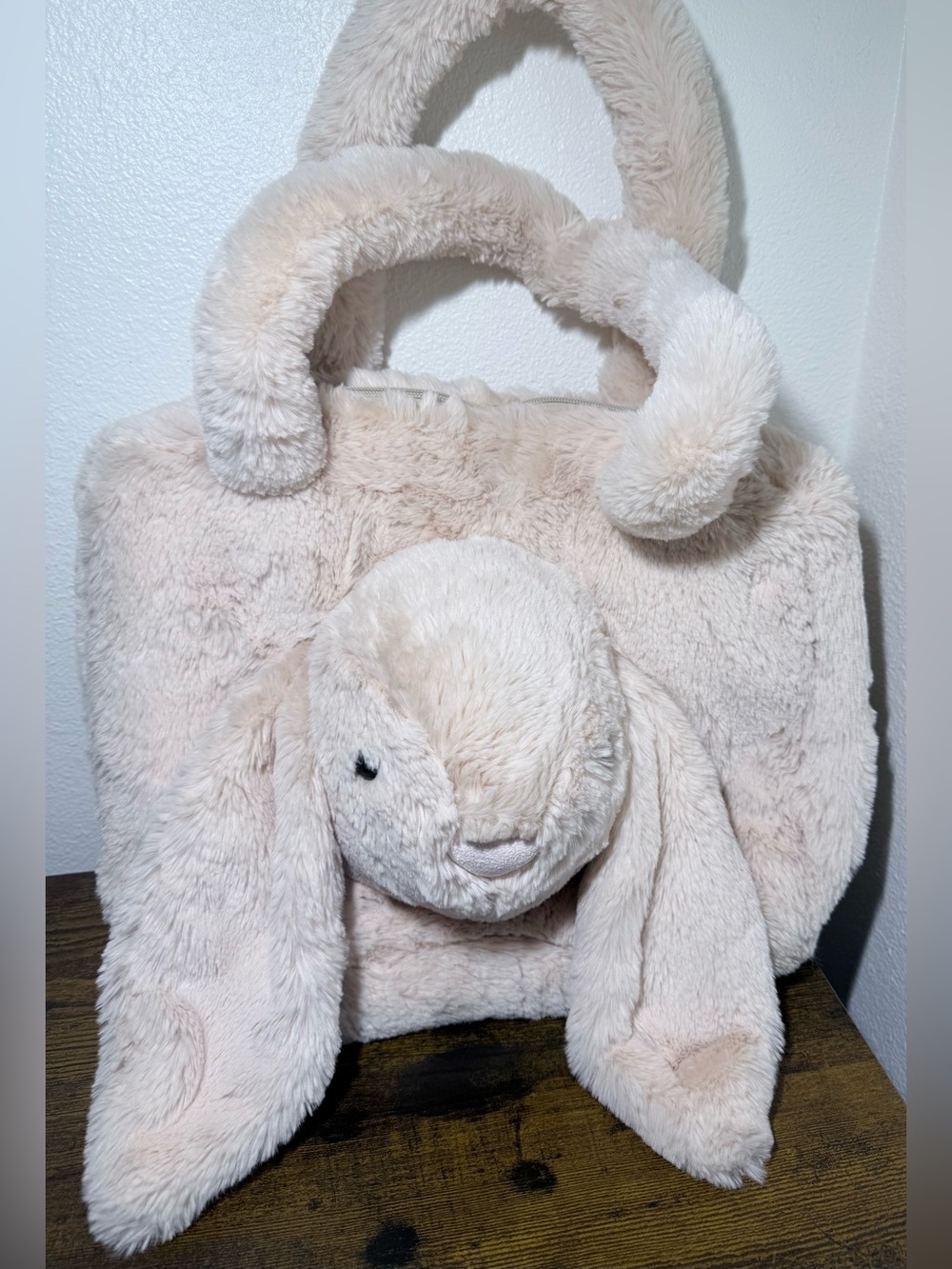New Jelllycat Smudge Rabbit Tote Bag.